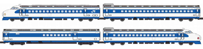  マイクロエース MICRO ACE マイクロエース A9655 山陽新幹線0系　新下関新幹線乗務員訓練センター　4両セット（予約）