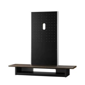朝日木材加工 朝日木材加工 AS-WG1200-DB 壁寄せ テレビ台 WG style 40～65型 幅120cm ブラウン 収納付き  メーカー直送 代引不可 北海道沖縄離島不可