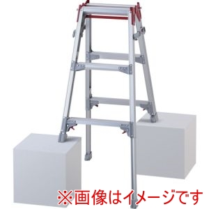 長谷川工業 長谷川工業 RYZ-09D 脚部伸縮式アルミはしご兼用脚立 ワンタッチバー RYZ型 3段 10885 メーカー直送 代引不可 北海道沖縄離島不可
