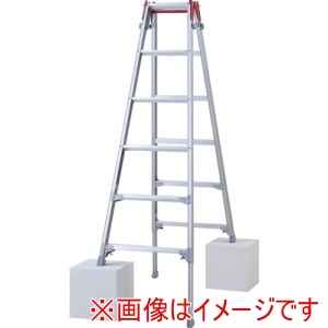 長谷川工業 長谷川工業 RYZ-18D 脚部伸縮式アルミはしご兼用脚立 ワンタッチバー RYZ型 6段 10888 メーカー直送 代引不可 北海道沖縄離島不可