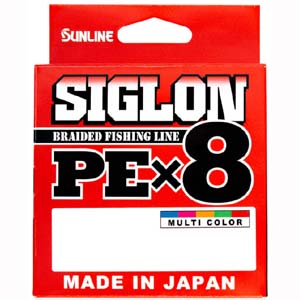 サンライン SUNLINE サンライン シグロン PE×8 マルチカラー 200m 2号