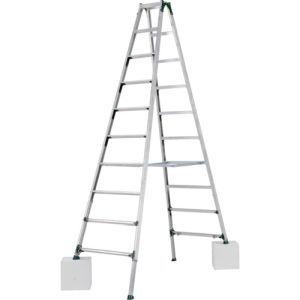 アルインコ ALINCO アルインコ PRT330FX 伸縮脚付き専用脚立 踏ざん幅60mm 各脚441mm伸縮 メーカー直送 法人限定 代引不可 北海道沖縄離島不可