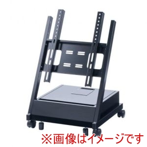 サンワサプライ SANWA SUPPLY サンワサプライ CR-PL66 40～65型対応デジタルサイネージスタンド ロータイプ 収納ボックス付き メーカー直送 代引不可 北海道沖縄離島不可