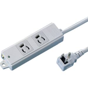 サンワサプライ SANWA SUPPLY 工事物件タップ(2個口・3m) TAP-KE2L-3