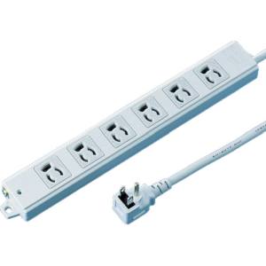 サンワサプライ SANWA SUPPLY 工事物件タップ(6個口・3m) TAP-KE6L-3