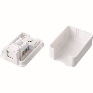 サンワサプライ SANWA SUPPLY シャッター付ローゼットキット(マグネット付) LA-RZ-21K