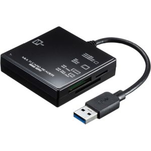 サンワサプライ SANWA SUPPLY サンワサプライ ADR-3ML39BKN USB3.1 マルチカードリーダー