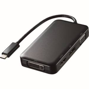 サンワサプライ SANWA SUPPLY USBTypeC-HDMI/VGA/DVI/DisplayPort変換アダプタ AD-ALCHVDVDP