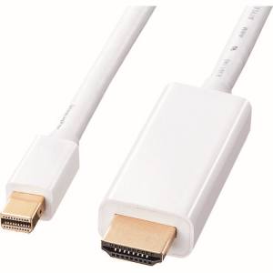 サンワサプライ SANWA SUPPLY ミニDisplayPort-HDMI変換ケーブル2m KC-MDPHDA20