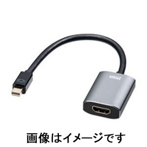 サンワサプライ SANWA SUPPLY サンワサプライ SANWA SUPPLY ミニDisplayPort-HDMI 変換アダプタ HDR対応 ブラック 15cm AD-MDPHDR01