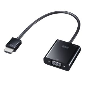 サンワサプライ SANWA SUPPLY サンワサプライ AD-HD23VGA HDMI-VGA変換アダプタ オーディオ出力付き