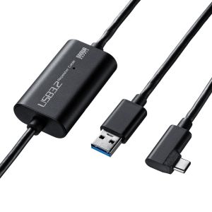 サンワサプライ SANWA SUPPLY サンワサプライ KB-USB-RLC305 USB3.2 A-TypeCロングケーブル 5m VR ヘッドセット対応