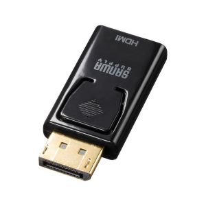 サンワサプライ SANWA SUPPLY サンワサプライ AD-DPPHD02 DisplayPort-HDMI 変換アダプタ 4K 60Hz対応
