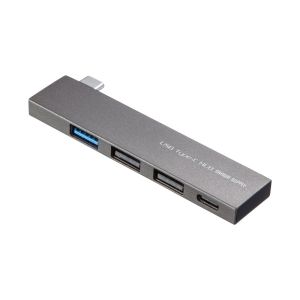 サンワサプライ SANWA SUPPLY サンワサプライ USB-3TCH21SN USB Type-C コンボ スリムハブ
