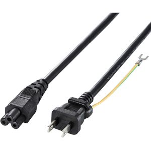 サンワサプライ SANWA SUPPLY 電源コード(3P・ストレートコネクタ) 2m KB-DM3S-2