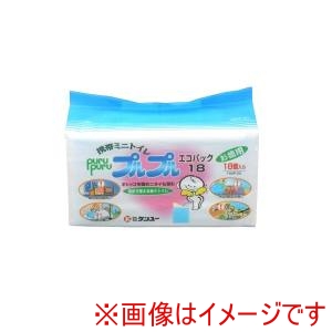 ケンユー kenyuu  ケンユー 18AP20 オシッコを固め臭いを包む 携帯トイレ プルプル 18個入