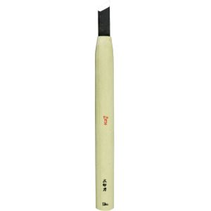 梅心子圀光 梅心子圀光 本職用彫刻刀 左印刀 12mm
