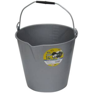 コンヨ コンヨ SUN UP 頑丈な ソフト バケツ 内目盛付 14L 15432