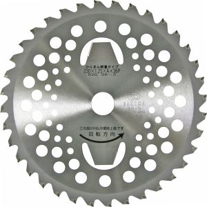 バクマ工業 BAKUMA バクマ工業 スーパーWチップソー からまん軽量タイプ 230×36P