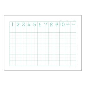日本ノート 日本ノート LU107 ムーミン学習帳 さんすう 7マスR
