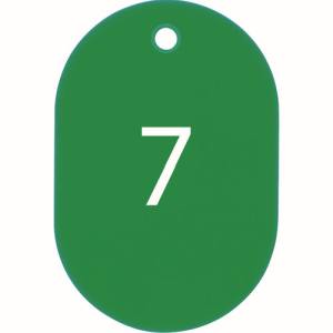 オープン工業 OP OP BF-70-GN 番号札 小 番号入り1～25 緑 25枚入  オープン工業