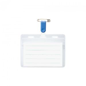 ソニック ソニック NF-653-B カラータッグ名札 チャックタイプ 青