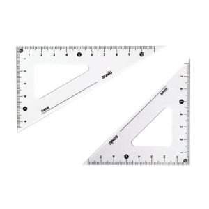 ソニック ソニック SN-377 三角定規 12センチ 学納タイプ