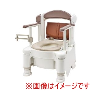 アロン化成 アロン化成 531010 532-980 安寿 ポータブルトイレ FX-30 らくゾウくん 座面付 標準便座 アースブラウン メーカー直送 法人限定 代引不可 北海道沖縄離島不可