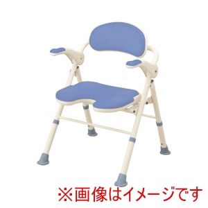 アロン化成 アロン化成 535467 折りたたみシャワーベンチ TU ブルー メーカー直送 代引不可 北海道沖縄離島不可