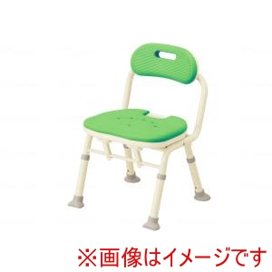 アロン化成 アロン化成 536366 コンパクト折りたたみシャワーベンチIC グリーン メーカー直送 代引不可 北海道沖縄離島不可