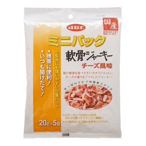 デビフペット d.b.f デビフペット ミニパック 軟骨ジャーキー チーズ風味 20gＸ5 100g