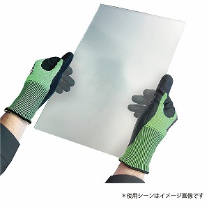  おたふく手袋 OTAFUKU おたふく A-470-L 耐切創手袋 ソフキャッチプラス ウルトラガード 18G ポリウレタンコート グリーン L  5双入