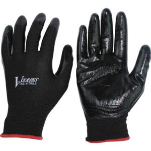 おたふく手袋 OTAFUKU おたふく A-32-BK-M ニトリル背抜き手袋 ブラック M