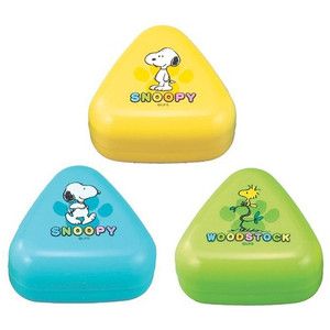 オーエスケー OSK オーエスケー スヌーピー おにぎりケース 3個セット LS-2