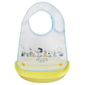 オーエスケー OSK オーエスケー ポリプロピレンお子様食器「スヌーピー」 ベビーエプロン BR-4