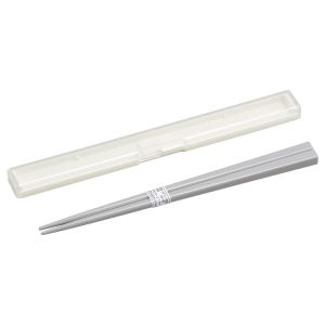 オーエスケー OSK オーエスケー Pale color ペールカラー スリム箸箱セット 18cm ホワイト HS-18
