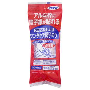 アサヒペン アサヒペン アルミ枠用ワンタッチ障子のり 200 150g