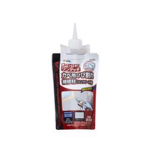 アサヒペン アサヒペン W108 ワンタッチ カベ用ひび割れ補修材 200ml ライトグレー