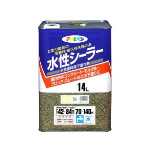 アサヒペン アサヒペン 水性シーラー 14L ライトレモン