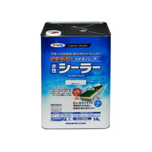 アサヒペン アサヒペン 強浸透性水性シーラー 14L 透明 クリヤ 