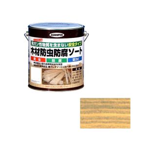 アサヒペン アサヒペン 木材防虫防腐ソート 2.5L 透明 クリヤ 