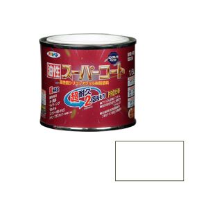 アサヒペン アサヒペン 油性スーパーコート 1/5L ツヤ消し白
