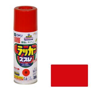 アサヒペン アサヒペン アスペンラッカースプレー 300ml 赤 568014
