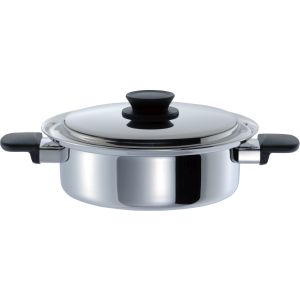 ウルシヤマ金属工業 ウルシヤマ金属 エテルナ 両手 浅型 鍋 23cm ETR-23W