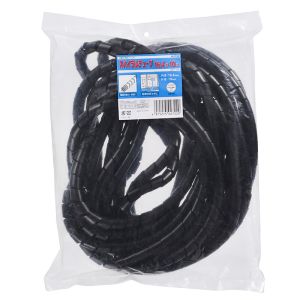オーム電機 OHM オーム電機 スパイラルチューブ φ16.4mm 10m 黒 GST-15B 00-2722
