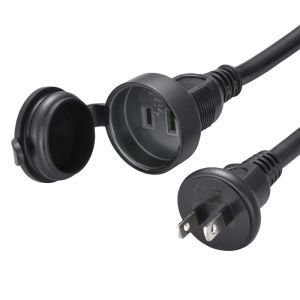 オーム電機 OHM オーム電機 防雨型 フタ付作業用延長コード 10m 00-4353 HS-EW1100F3-K