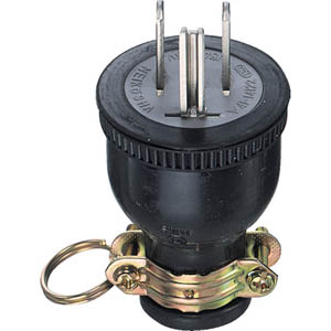 オーム電機 OHM オーム電機 接地ゴムプラグ ME2538 00-8123