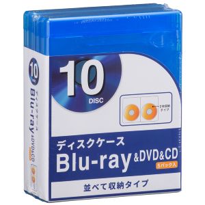 オーム電機 OHM オーム電機 ディスクケース 10DISC OA-RB2DA5-A 01-0969