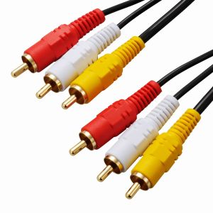オーム電機 OHM オーム電機 ビデオ接続コード ピンプラグ×3-ピンプラグ×3 5m 01-5127 VIS-C50R3-K