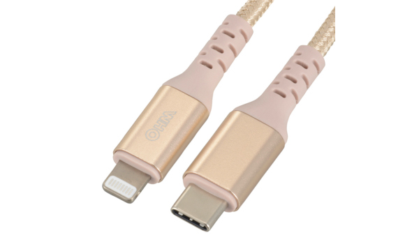  オーム電機 OHM オーム電機 高耐久ライトニング Type-Cケーブル 1M 01-7125 SIP-L10TCH-N